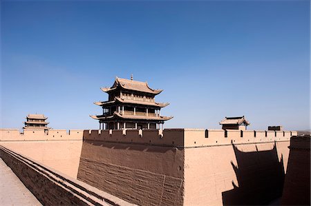 simsearch:855-06312705,k - Fort von Jiayuguan, Jiayuguan, Silkroad, chinesischen Mauer Stockbilder - Lizenzpflichtiges, Bildnummer: 855-06312739