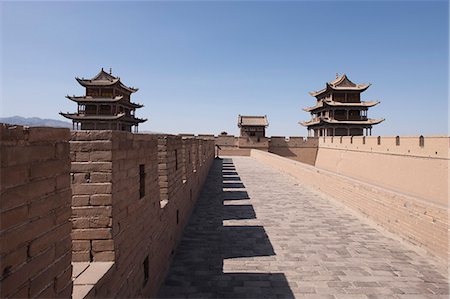 simsearch:855-06312705,k - Fort von Jiayuguan, Jiayuguan, Silkroad, chinesischen Mauer Stockbilder - Lizenzpflichtiges, Bildnummer: 855-06312732