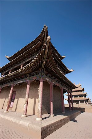 simsearch:855-06312705,k - Fort von Jiayuguan, Jiayuguan, Silkroad, chinesischen Mauer Stockbilder - Lizenzpflichtiges, Bildnummer: 855-06312742