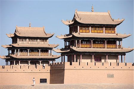 simsearch:855-06312705,k - Fort von Jiayuguan, Jiayuguan, Silkroad, chinesischen Mauer Stockbilder - Lizenzpflichtiges, Bildnummer: 855-06312751