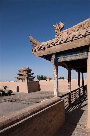 simsearch:855-06312772,k - Fort of Jiayuguan Great Wall, Jiayuguan, Silkroad, China Foto de stock - Con derechos protegidos, Código: 855-06312764