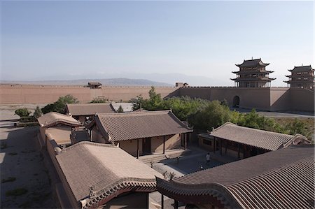 simsearch:855-08580900,k - Headquarter of Youji General, Fort of Jiayuguan Great Wall, Jiayuguan, Silkroad, China Foto de stock - Direito Controlado, Número: 855-06312769