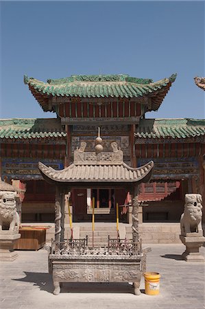 simsearch:855-06312772,k - Mausoleum of Guan Yu, Fort of Jiayuguan Great Wall, Jiayuguan, Silkroad, China Foto de stock - Con derechos protegidos, Código: 855-06312819