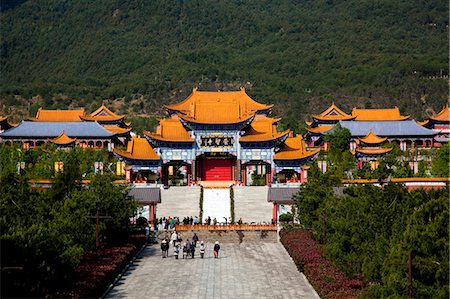 dalí - Yoan constantin si (trois pagode temple, Dali, Yunnan Province, Chine Photographie de stock - Rights-Managed, Code: 855-06312936