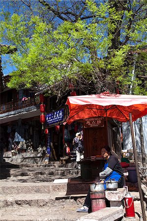 Ville antique, Lijiang, Province du Yunnan, Chine Photographie de stock - Rights-Managed, Code: 855-06313006