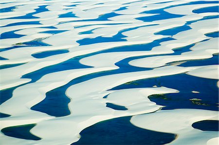 Sandy Dünen und Lagunen, Teil des Parque Nacional Dos Lencois Maranhenses, Brasilien Stockbilder - Lizenzpflichtiges, Bildnummer: 855-06313131