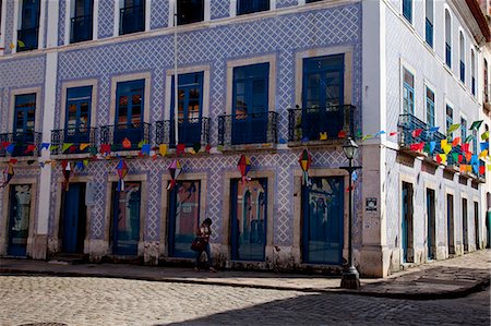 Historical center at Sao Luis Maranhao, Brazil Stock Photo - Rights-Managed, Code: 855-06313143