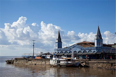 Ver p Peso marché construction, front de mer, Belem, Amazonie, Brésil, Amérique du Sud Photographie de stock - Rights-Managed, Code: 855-06313180