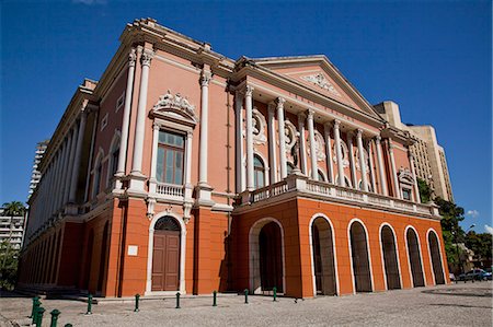 Comércio de Paz Theater, Avenue de la Paz, quartier, Belém, Pará, Brésil Photographie de stock - Rights-Managed, Code: 855-06313199