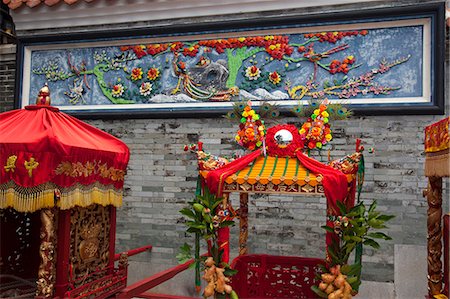 religious - Shrine for Bun procession at Pak Tai Temple, Cheung Chau, Hong Kong Stock Photo - Rights-Managed, Code: 855-06313315