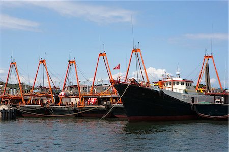 simsearch:855-06313396,k - Fishing boats mooring at Cheung Chau, Hong Kong Foto de stock - Direito Controlado, Número: 855-06313416