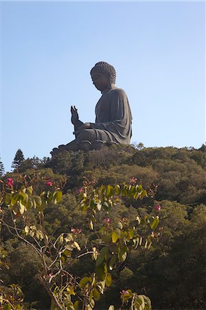 Bouddha géant, Ngong Ping, l'île de Lantau, Hong Kong Photographie de stock - Rights-Managed, Code: 855-06313613