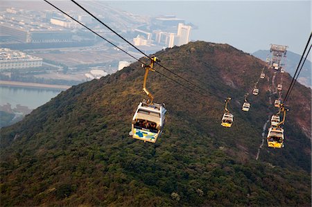 simsearch:855-06313837,k - Ngong Ping 360 skyrail, Lantau Island, Hong Kong Photographie de stock - Rights-Managed, Code: 855-06313646
