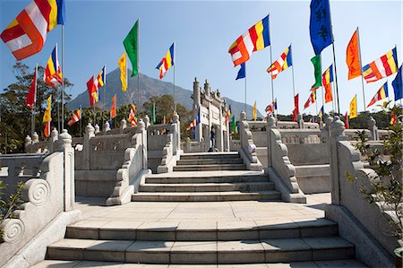 Temple of Earth, Po Lin Monastery, Lantau Island, Hong Kong Stock Photo - Rights-Managed, Code: 855-06313704