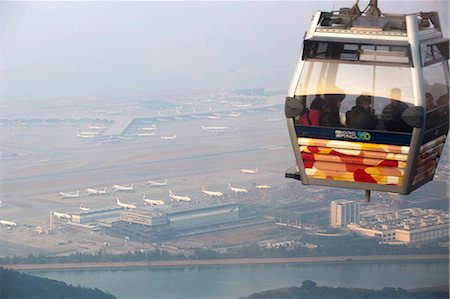 Ngong Ping 360 skyrail, Lantau Island, Hong Kong Stock Photo - Rights-Managed, Code: 855-06313764