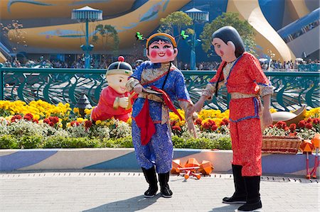 simsearch:855-06313820,k - Mascotte du nouvel an chinois montrent, Ocean Park, Hong Kong Photographie de stock - Rights-Managed, Code: 855-06313830
