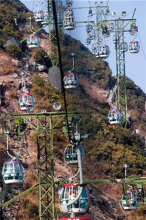 Cable cars, Ocean Park, Hong Kong Foto de stock - Con derechos protegidos, Código: 855-06313855