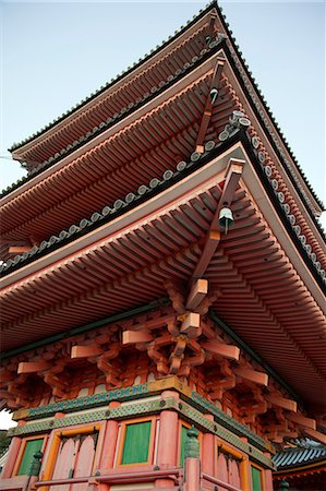 Pagode de Kiyomizu temple (Kiyomizu-dera), Kyoto, Japon Photographie de stock - Rights-Managed, Code: 855-06337467