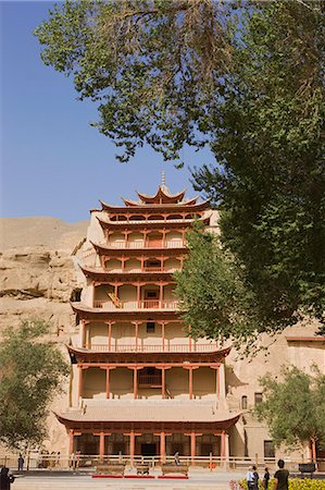 simsearch:855-06337904,k - Cave 96, Mogao caves, Dunhuang, Gansu Province, Silkroad, China Stock Photo - Rights-Managed, Code: 855-06337878