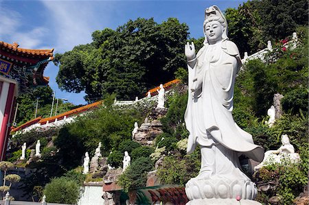 Goddess Guanyin statue, Western monastery, Lo Wai, Tsuen Wan, Hong Kong Stock Photo - Rights-Managed, Code: 855-06338218