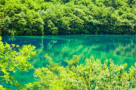 simsearch:855-06338543,k - Five Flower Lake (Wuhuahai), Jiuzhaigou, Sichuan, China Stock Photo - Rights-Managed, Code: 855-06338546