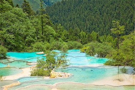 simsearch:855-06338543,k - Jade-bathing Pond, Huang Long, Sichuan, China Stock Photo - Rights-Managed, Code: 855-06338615