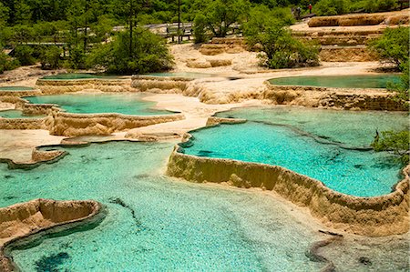 simsearch:855-06338543,k - Jade-bathing Pond, Huang Long, Sichuan, China Stock Photo - Rights-Managed, Code: 855-06338610