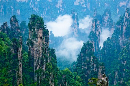 Wuling Yuan scenic area national forest park, Hunan, China Stock Photo - Rights-Managed, Code: 855-06338696