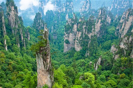Wuling Yuan scenic area national forest park, Hunan, China Stock Photo - Rights-Managed, Code: 855-06338698