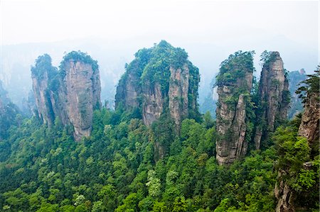 Wuling Yuan scenic area national forest park, Hunan, China Stock Photo - Rights-Managed, Code: 855-06338692