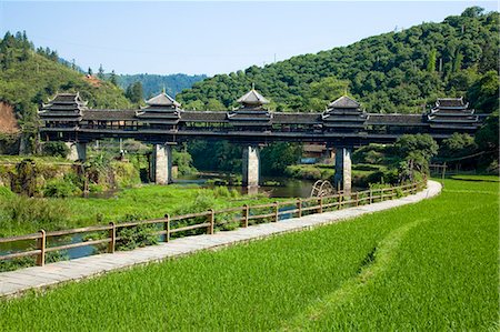 simsearch:855-05981948,k - Cheng Yang & Wind-Regen-Brücke, Sanjiang, Provinz Guangxi, China Stockbilder - Lizenzpflichtiges, Bildnummer: 855-06338744