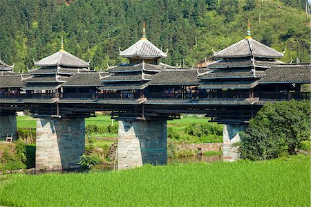 simsearch:855-05981948,k - Cheng Yang & Wind-Regen-Brücke, Sanjiang, Provinz Guangxi, China Stockbilder - Lizenzpflichtiges, Bildnummer: 855-06338747