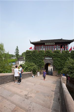 simsearch:855-06338945,k - Tiemen gate (porte de fer pass), Suzhou, Jiangsu Province, Chine Photographie de stock - Rights-Managed, Code: 855-06338933