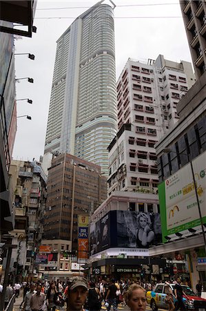 Busy streets at Tsimshatsui, Kowloon, Hong Kong Stock Photo - Rights-Managed, Code: 855-06339045