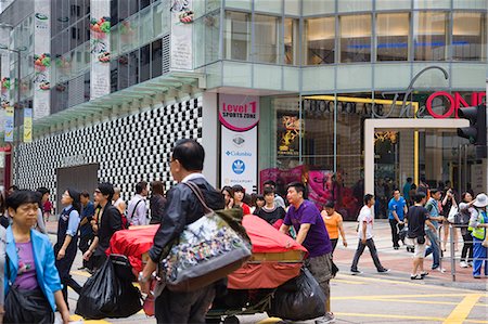 Streetscape, Tsimshatsui, Kowloon, Hong Kong Stock Photo - Rights-Managed, Code: 855-06339043