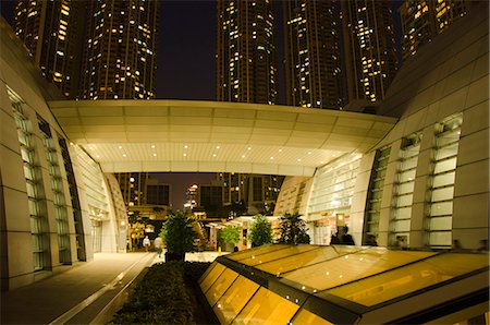 simsearch:855-06339145,k - Podium of Kowloon Station at night, Kowloon west, Hong Kong Stock Photo - Rights-Managed, Code: 855-06339138