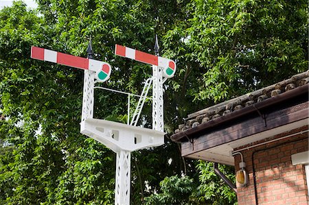 simsearch:855-06339304,k - Signal post, Hong Kong Railway Museum, Taipo, Hongh Kong Foto de stock - Con derechos protegidos, Código: 855-06339309