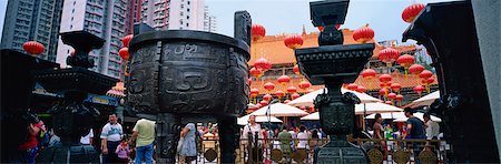 Wong Tai Sin temple, Kowloon, Hong Kong Fotografie stock - Rights-Managed, Codice: 855-06339450