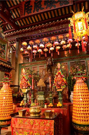 simsearch:855-06339466,k - Statue des Gottes in Pak Tai Tempel, Wanchai, Hong Kong Stockbilder - Lizenzpflichtiges, Bildnummer: 855-06339490