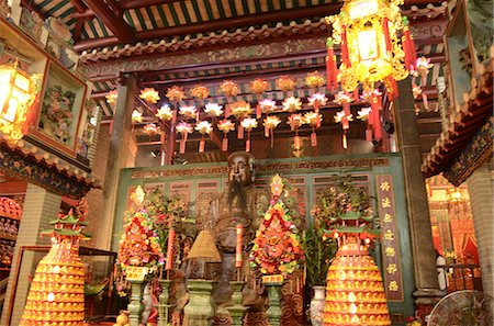 Statue of god in Pak Tai Temple, Wanchai, Hong Kong Foto de stock - Con derechos protegidos, Código: 855-06339491