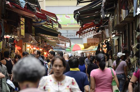 Shopping au marché de Wanchai, Wanchai, Hong Kong Photographie de stock - Rights-Managed, Code: 855-06339509