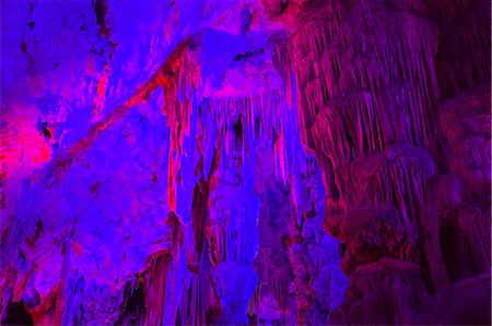 estalactita - St Michael's Cave, Gibraltar, British overseas territory, England Foto de stock - Con derechos protegidos, Código: 855-08420530