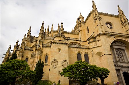 Cathedral of Segovia, Segovia, Castile-Leon, Spain, Europe Foto de stock - Con derechos protegidos, Código: 855-08420575