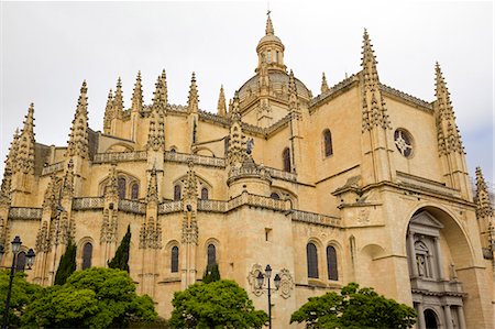 Cathedral of Segovia, Segovia, Castile-Leon, Spain, Europe Foto de stock - Con derechos protegidos, Código: 855-08420570