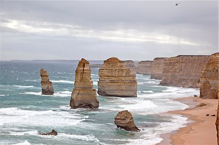 The Twelve Apostles Marine National Park, Port Campbell, Great Ocean Road, South-west  coast of Victoria, Australia Stock Photo - Rights-Managed, Code: 855-08420615