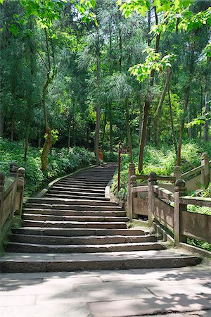 dujiangyan city - Qingcheng Shan, A holy Taoism mountain, Dujiangyan city, Sichuan Province, PRC Photographie de stock - Rights-Managed, Code: 855-08420749