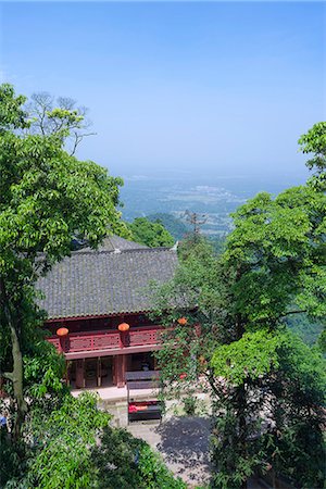 sichuan province - Qingcheng Shan, A holy Taoism mountain, Dujiangyan city, Sichuan Province, PRC Foto de stock - Con derechos protegidos, Código: 855-08420763