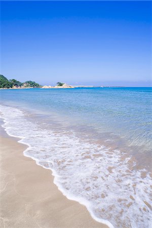 simsearch:855-08420786,k - A beach at Seaside resort of Uradome Coast,  Sea of Japan, Iwami-cho, Tottori Prefecture, Japan Photographie de stock - Rights-Managed, Code: 855-08420775