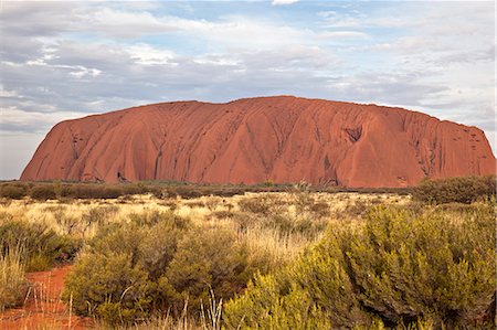 Uluru/Ayers Rock, 348M high rising 861M above sea level, Northern Territory, Central Australia Stock Photo - Rights-Managed, Code: 855-08536240