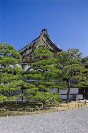 Ninomaru palace(Ninomaru-goten"Kurumayose") of Nijo castle(Nijo-jo), Kyoto, Japan Stock Photo - Rights-Managed, Code: 855-08536268